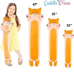 Cuddle Paws Plush Fox Pillow